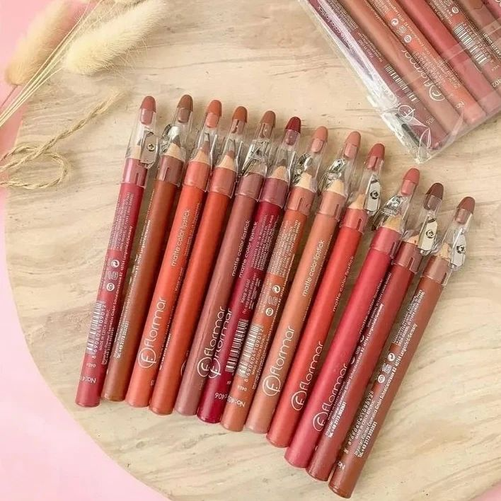 FLORMAR LIP PENCIL PACK OF 12 - FaceValue