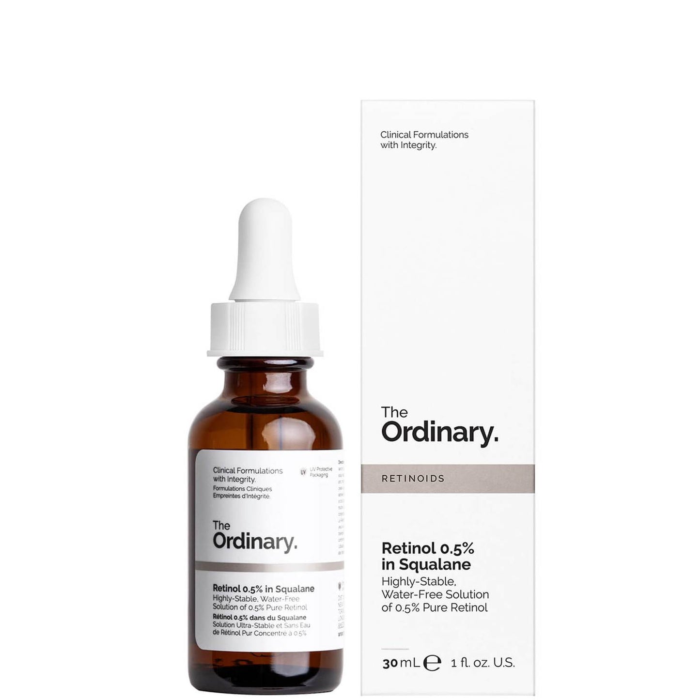 The Ordinary Retinol 0.5% In Squalane - 30ml - FaceValue