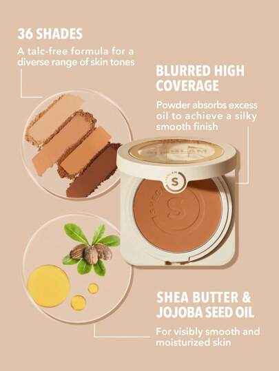 Sheglam Skin-Focus High Coverage Powder Foundation