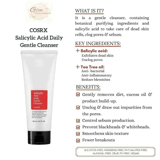 Cosrx Salicylic ClearSkin Daily Wash - FaceValue