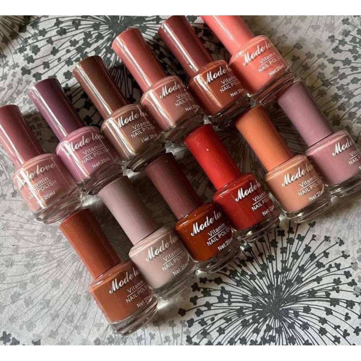 Imported 100% Original Matte Nail paints (Set of 12) - FaceValue