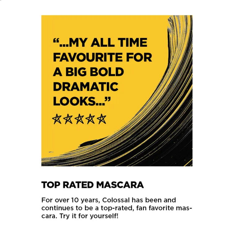 New York Colossal Volume Express Mascara - 100% Black - FaceValue