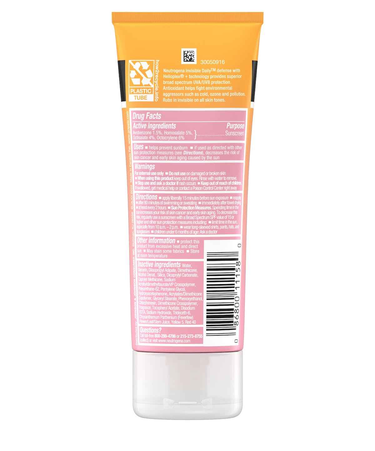 Invisible Daily Defense Sunscreen Lotion SPF 60+