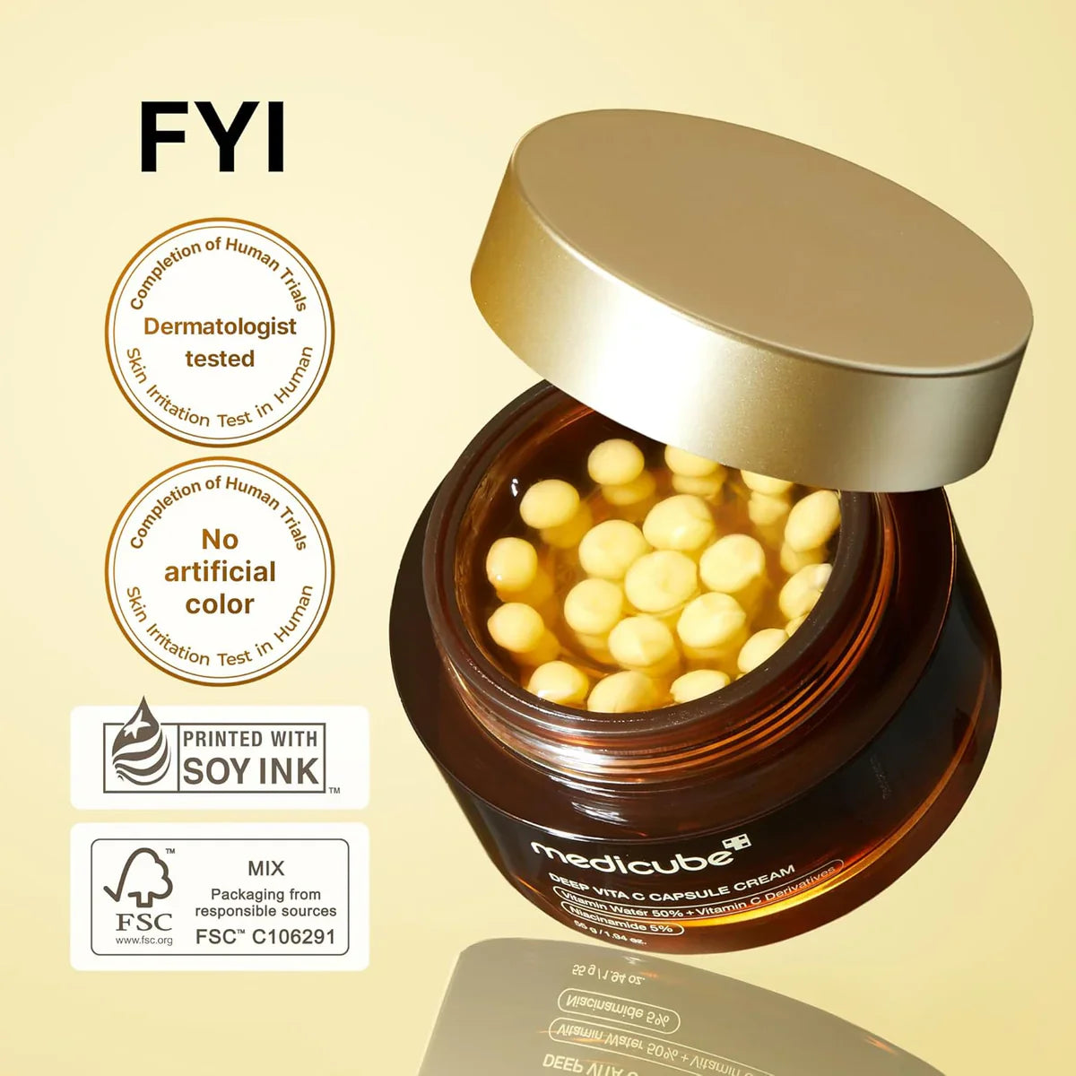 Medicube Deep Vita C Capsule Cream 55g - FaceValue