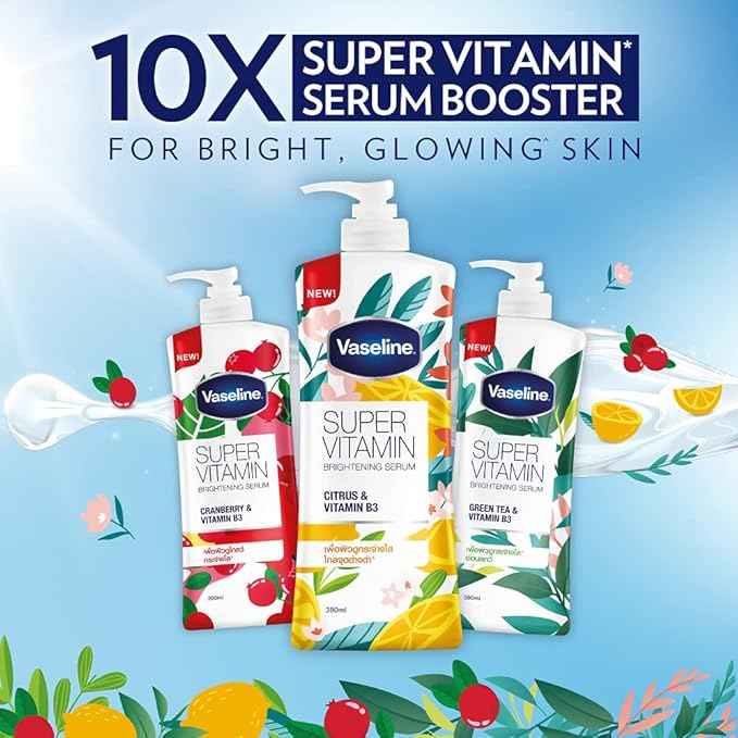 Vaseline Super Vitamin Citrus and Vitamin B3 Serum 360ml.