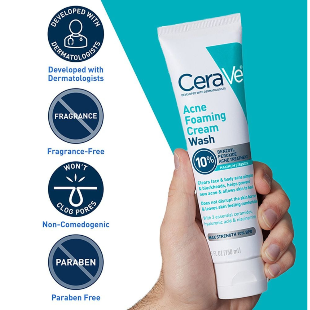 Acne Foaming Cream Wash - FaceValue