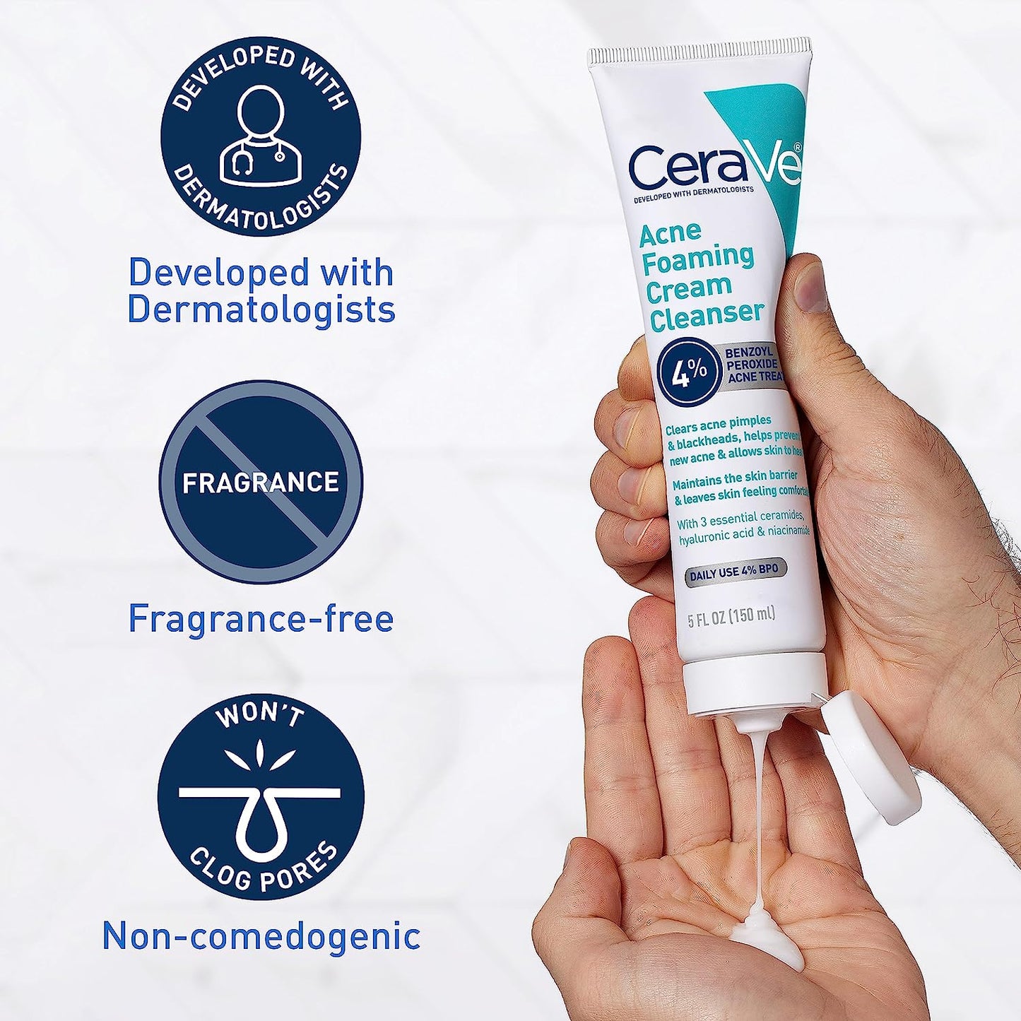 Acne Foaming Cream Cleanser - FaceValue