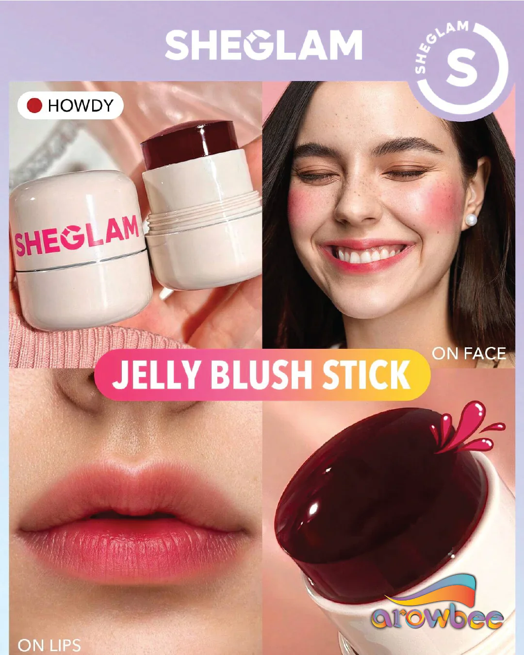 SHEGLAM Jelly-Licious Hydrating Lip & Blush Tint - FaceValue