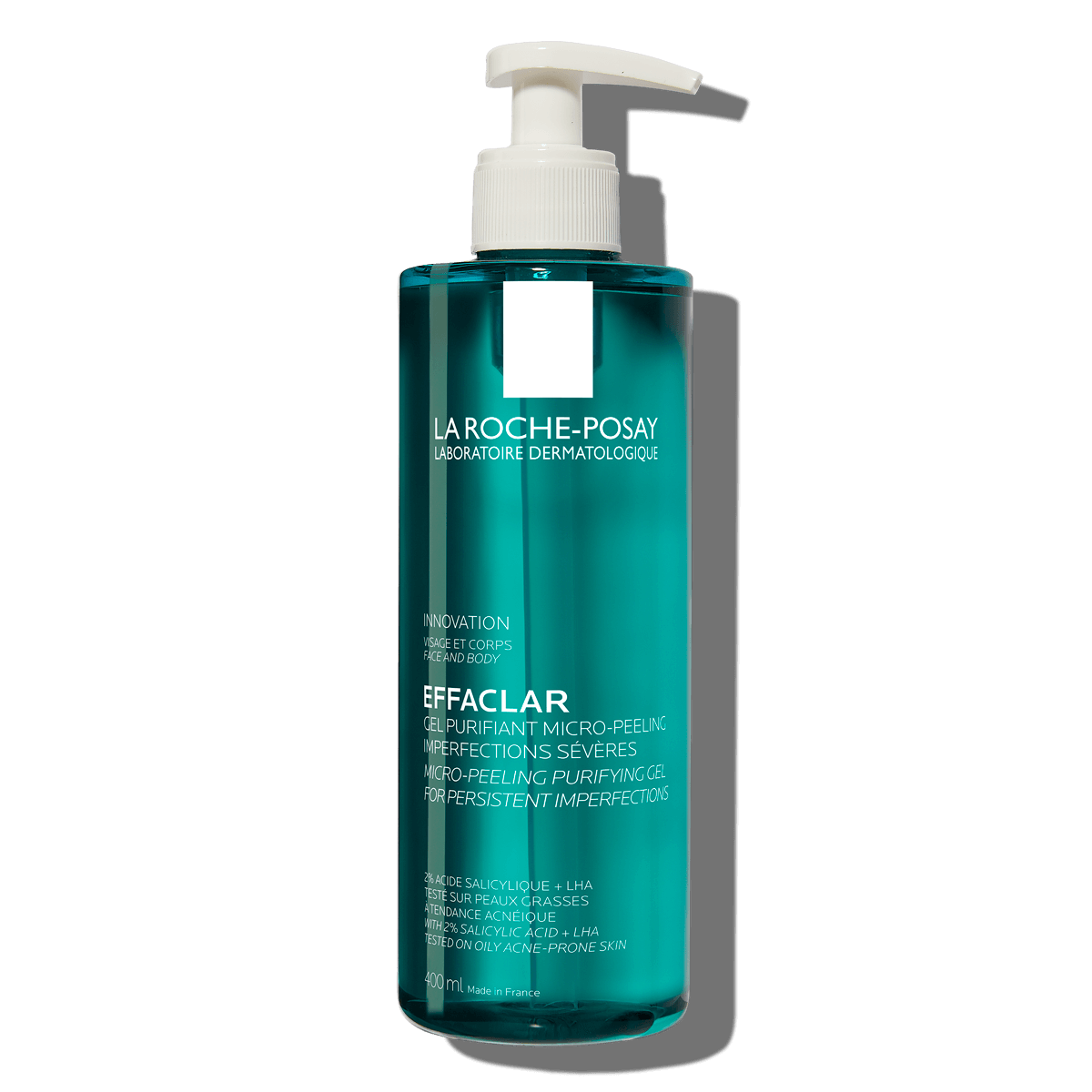 La Roche Posay EFFACLAR Micro Peeling Purifying Gel cleanser (pump) - FaceValue