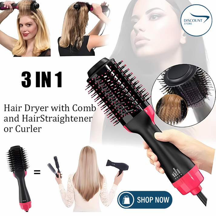 One Step Hair Dryer and Styler - 3 in 1 - FaceValue