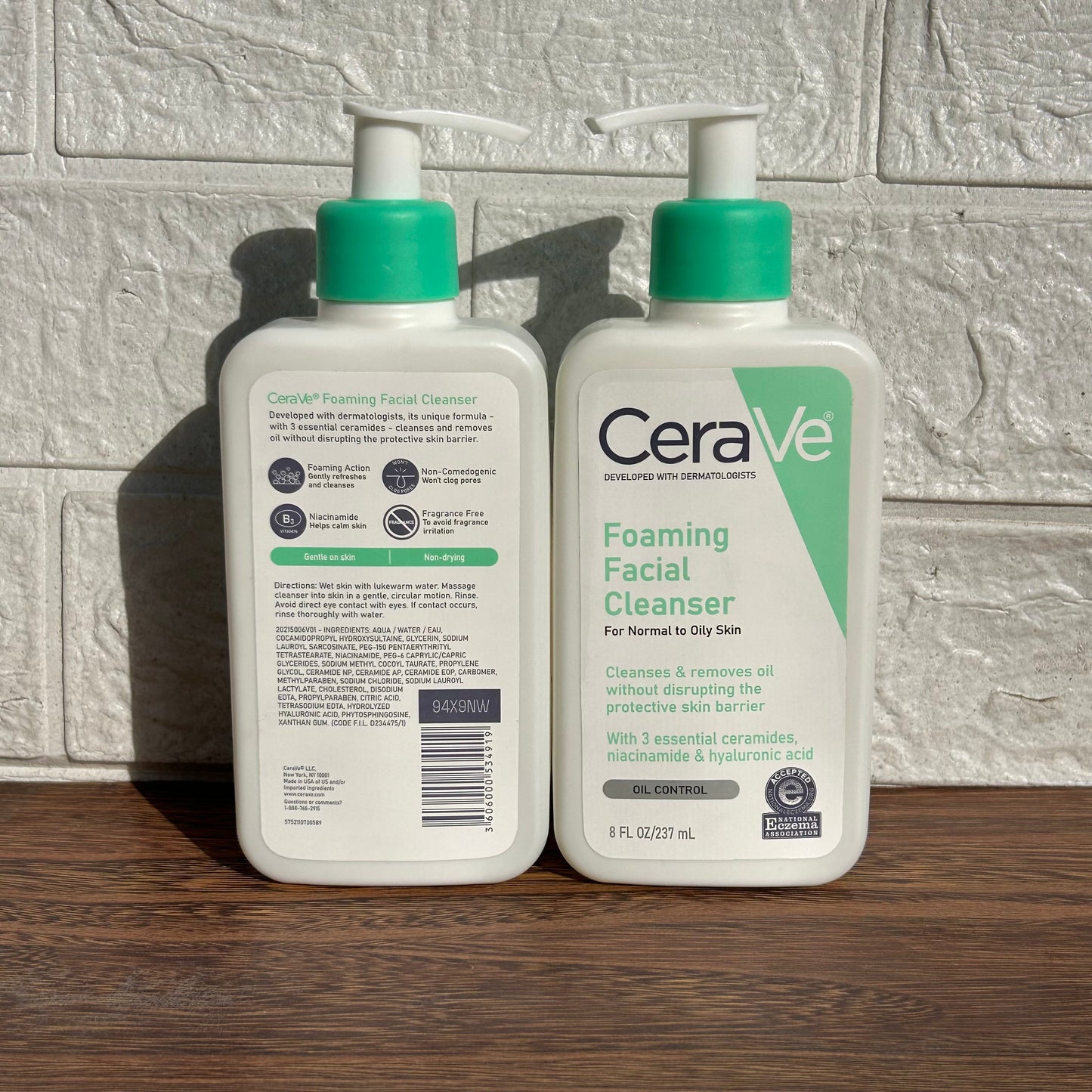 CeraVe Foaming facial Cleanser-335 ml (Big Size) - FaceValue