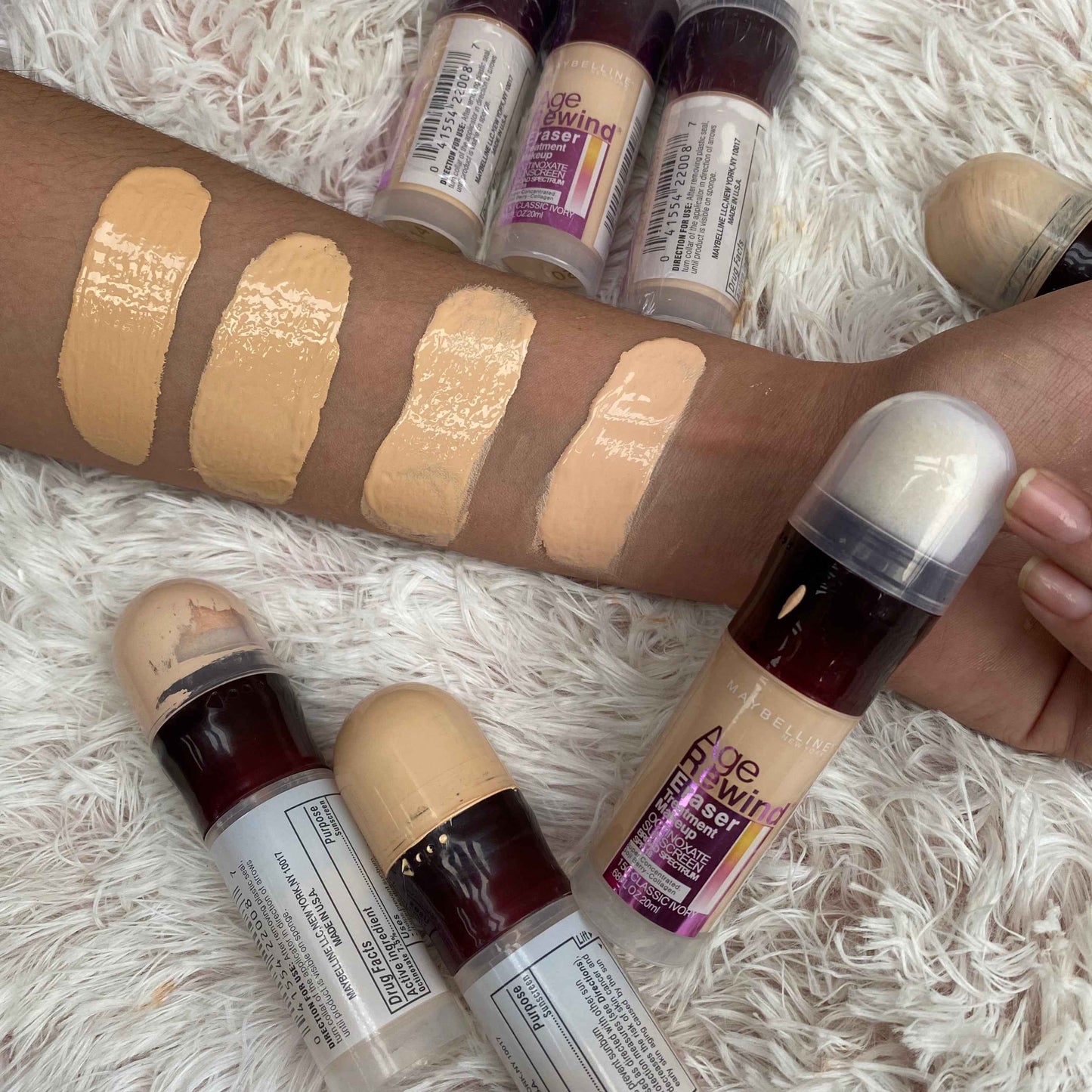 Maybelline INSTANT age rewind foundation + concealer ( extra big size)