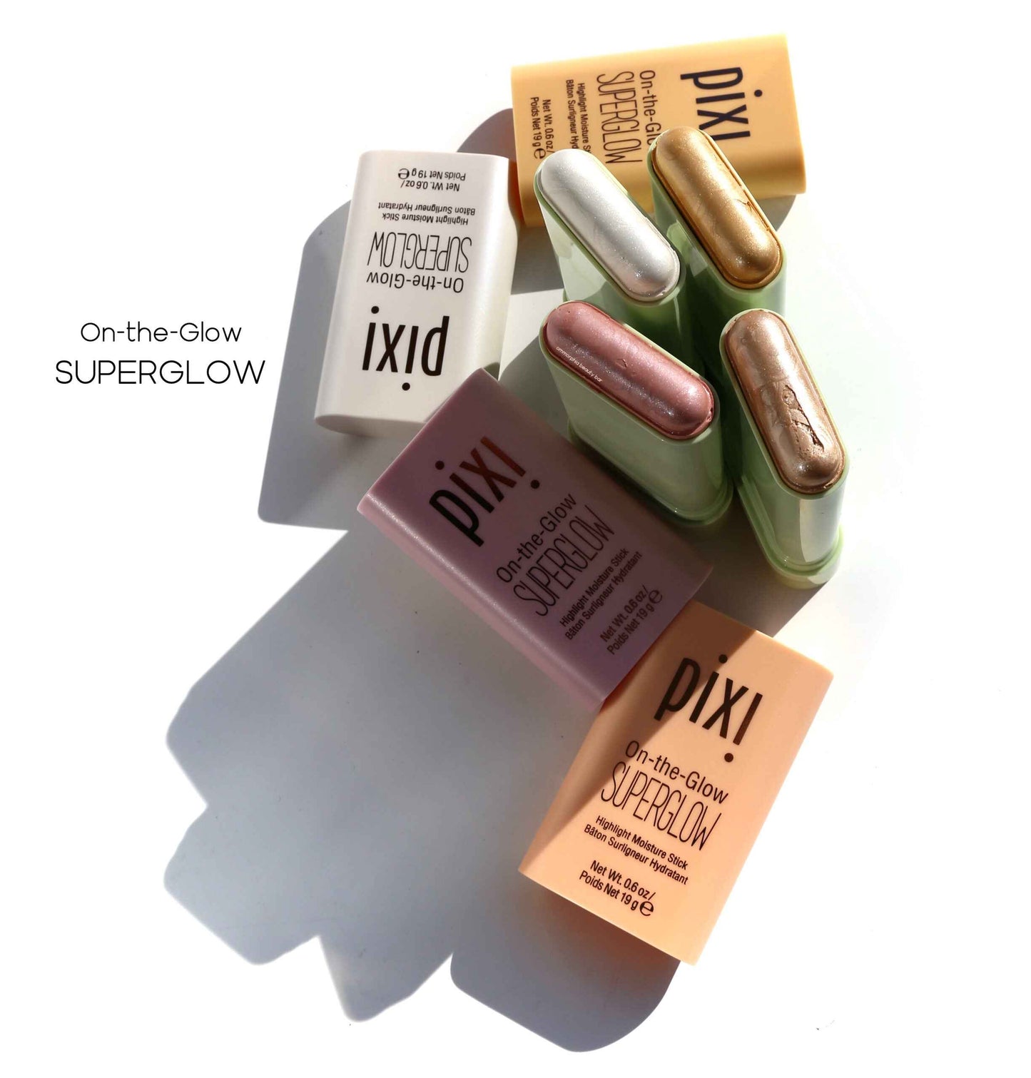 pixi On-the-Glow Super Glow highlighters