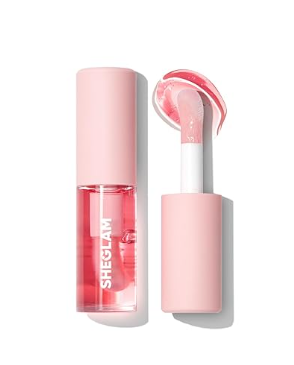 SHEGLAM Jelly Wow Hydrating Non-Sticky Lip Oil Moisturizing Plumping Lip Gloss - 5 Pcs Set