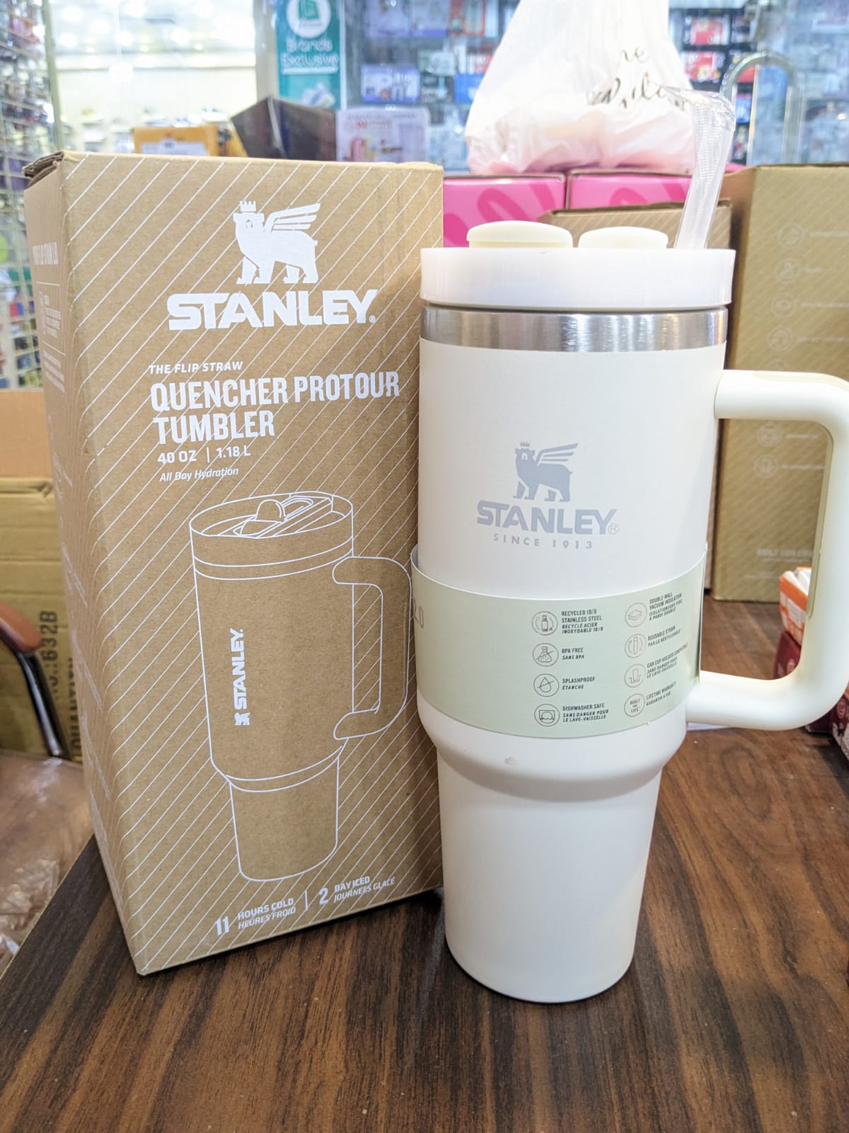 Customized Stanley Tumbler 40oz + free straw stopper
