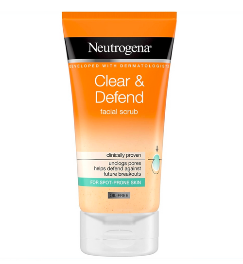 Neutrogena Clear & Defend Facial Scrub - FaceValue