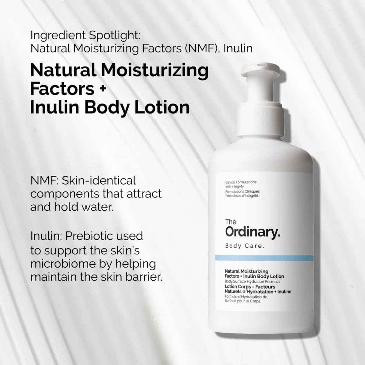 The Ordinary Body Care Natural Moisturizing Factors + Inulin Body Lotion 240ml