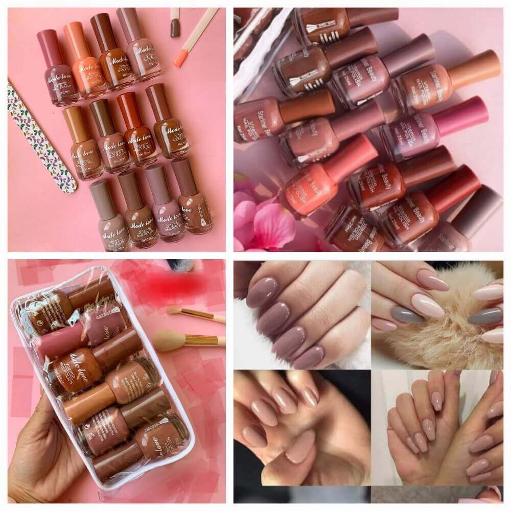 Imported 100% Original Matte Nail paints (Set of 12) - FaceValue