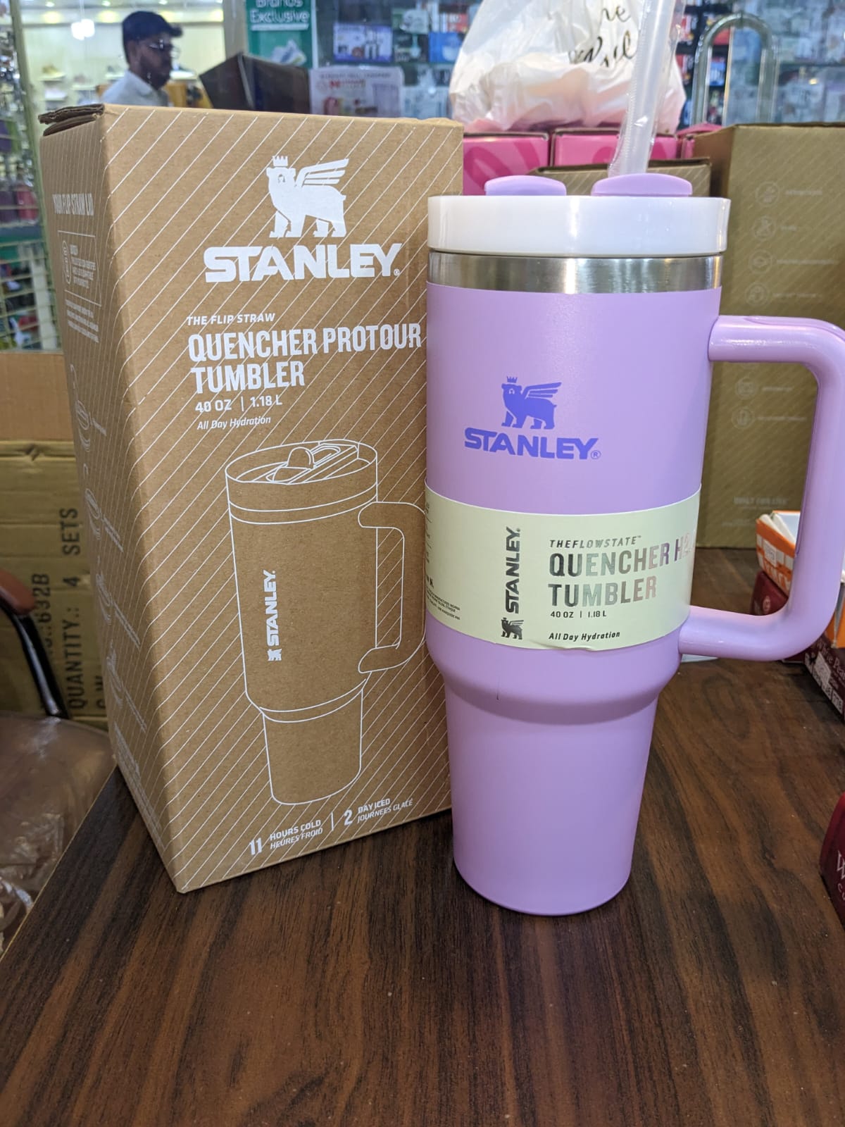 Customized Stanley Tumbler 40oz + free straw stopper