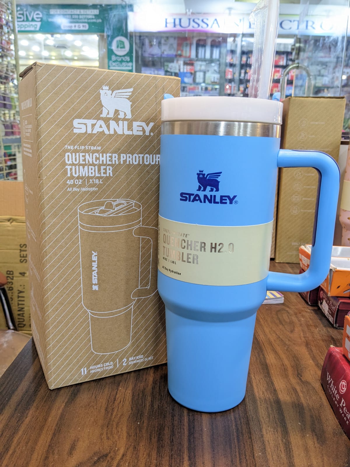 Customized Stanley Tumbler 40oz + free straw stopper