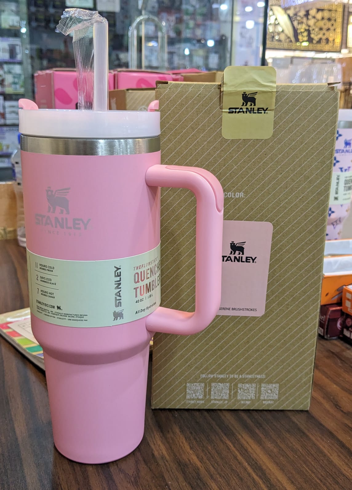 Customized Stanley Tumbler 40oz + free straw stopper
