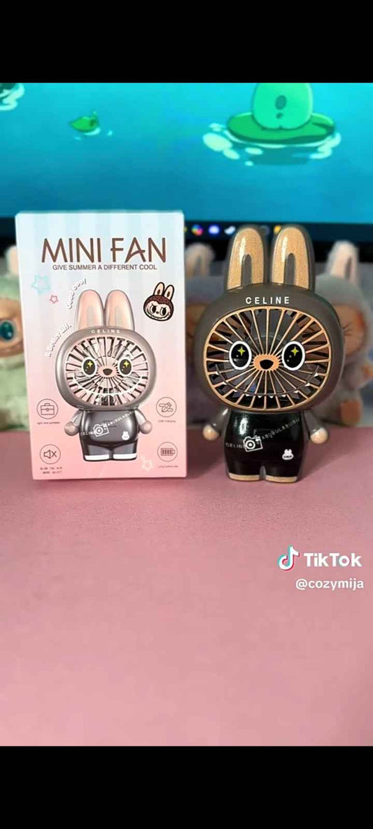 Labubu rechargeable Fan