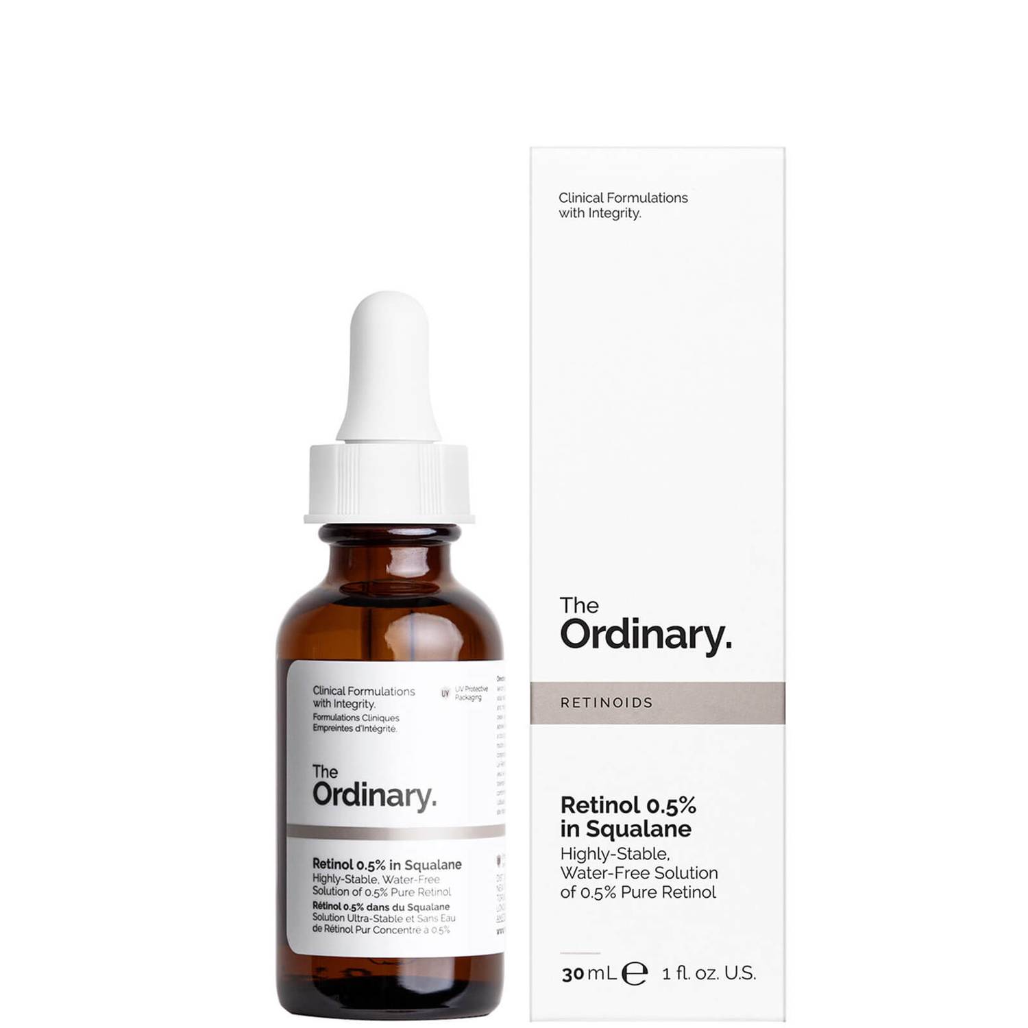 The Ordinary Retinol 0.5% In Squalane - 30ml - FaceValue