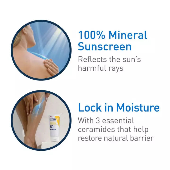 CeraVe Hydrating Mineral Sunscreen - FaceValue