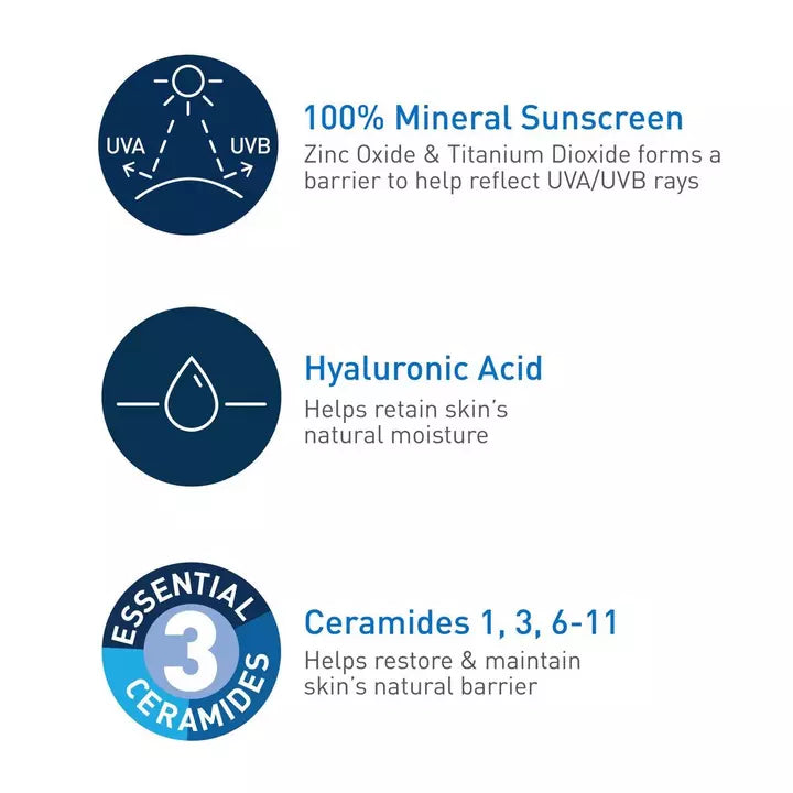 CeraVe Hydrating Mineral Sunscreen - FaceValue