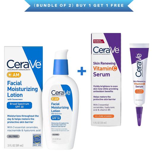 (Bundle of 2) AM Facial Moisturizing Lotion SPF 30 +  Serum - FaceValue