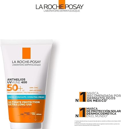 La Roche Posay Anthelios  Hydrating sunscreen  SPF50 - FaceValue