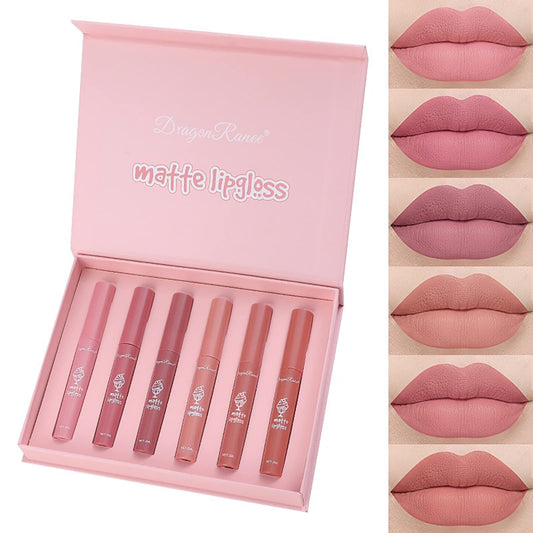 Dragon Ranee 6 Pcs Matte Lipglosses - FaceValue