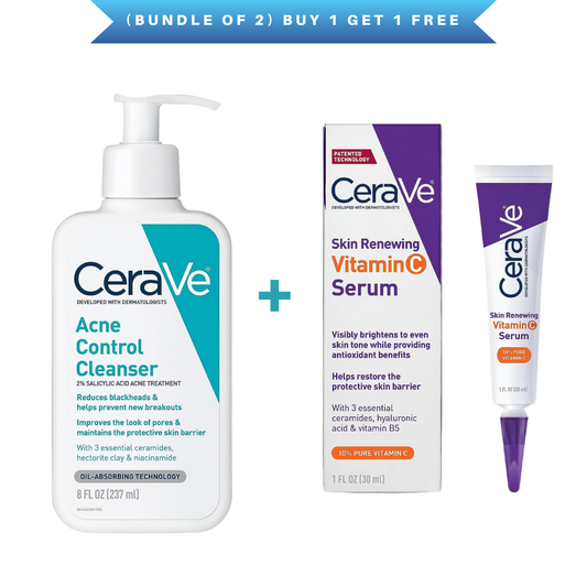 (Bundle of 2) Acne Control Cleanser + Serum - FaceValue