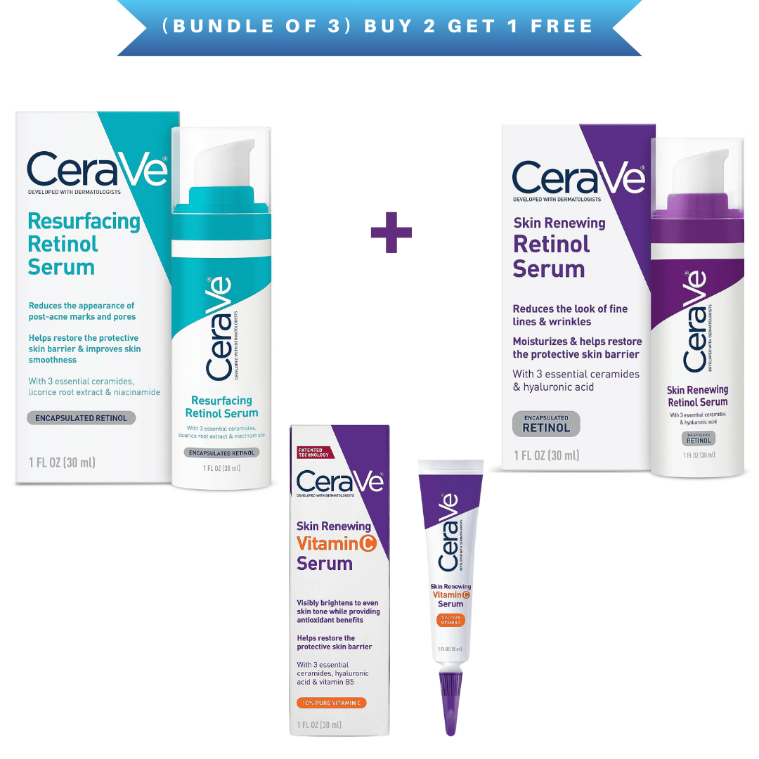 (Bundle of 3) Cerave Serums - FaceValue