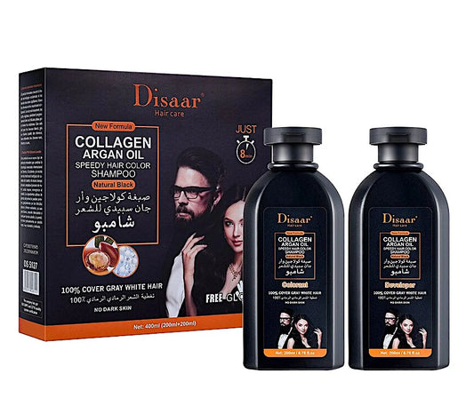 Disaar Collagen Argan Oil Speedy Hair Color Shampoo 400ml