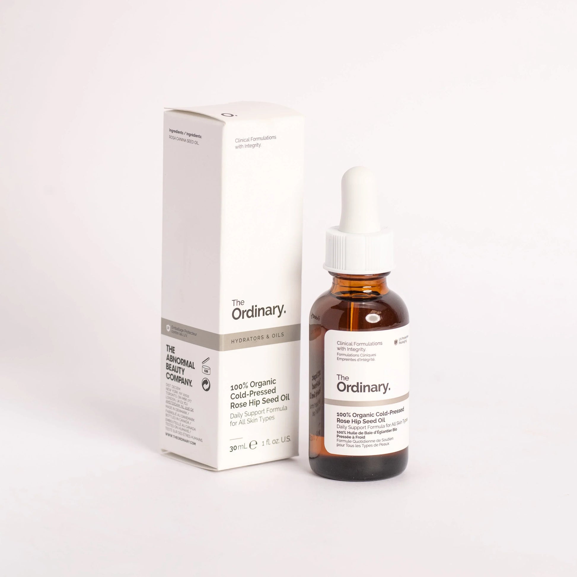The Ordinary 100% Organic Cold-Pressed Rose Hip Seed Oil 30ml - FaceValue