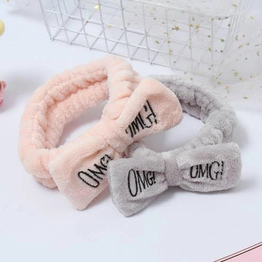 Cute "OMG" Bow Headbands - 2 Pack - FaceValue