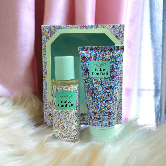 VICTORIA SECRET Cake Confetti Body Lotion & Mist Set - FaceValue
