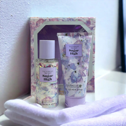 VICTORIA SECRET Sugar High Body Lotion & Mist Set - FaceValue
