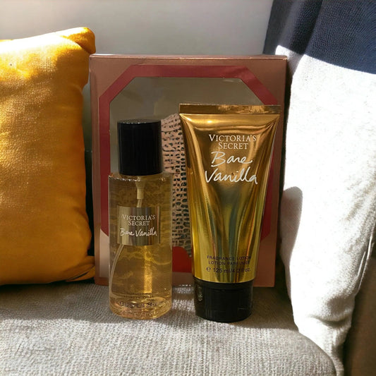 VICTORIA SECRET Bare Vanilla Body Lotion & Mist Set - FaceValue