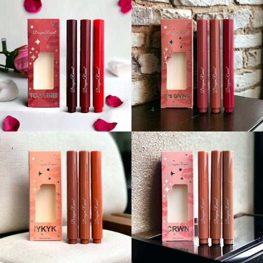 Dragon Ranee pck of 3 Lipstick - FaceValue