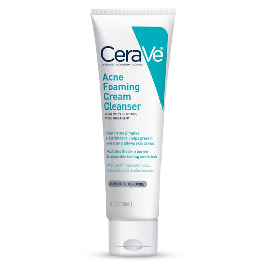 CeraVe Acne Foaming Cream Cleanser - FaceValue