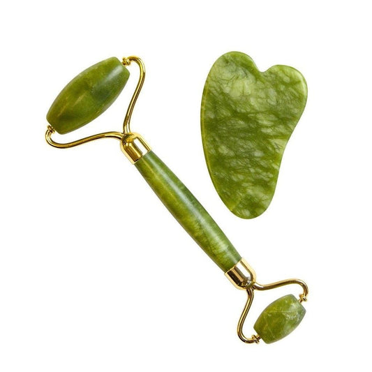 Jade Roller for Face – Anti-Aging, Puffiness & Wrinkle Reducer - FaceValue