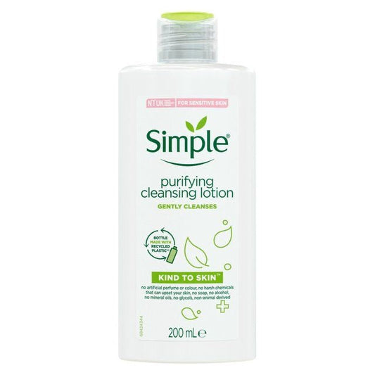 Simple Kind to Skin Purifying Cleansing Lotion - FaceValue