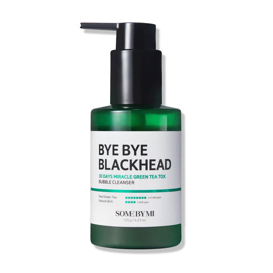 SOME BY MI Bye Bye Blackhead 30 Days Miracle Green Tea Tox Bubble Cleanser - FaceValue
