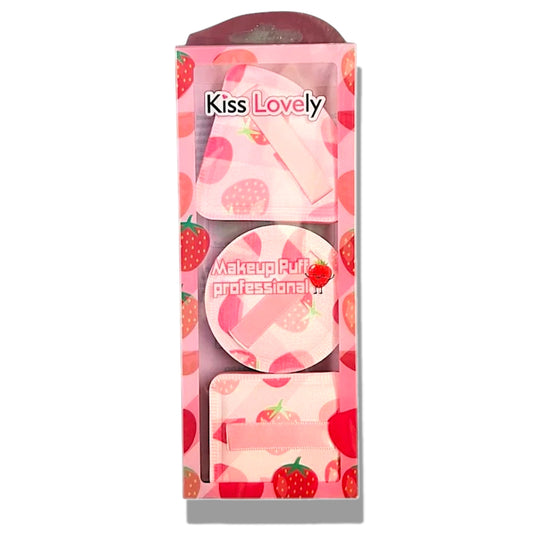 Kiss Lovely 3 Pcs Puff Pack - FaceValue