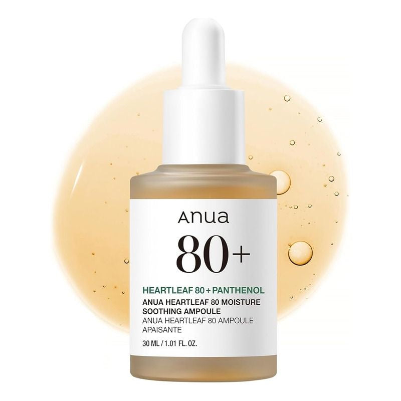 ANUA 80+ Heartleaf 80 + Panthenol Ampoule ( New Packaging ) - FaceValue