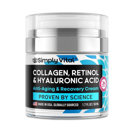 Simply Vital Collagen Retinol & Hyaluronic Acid Day & Night Cream - FaceValue