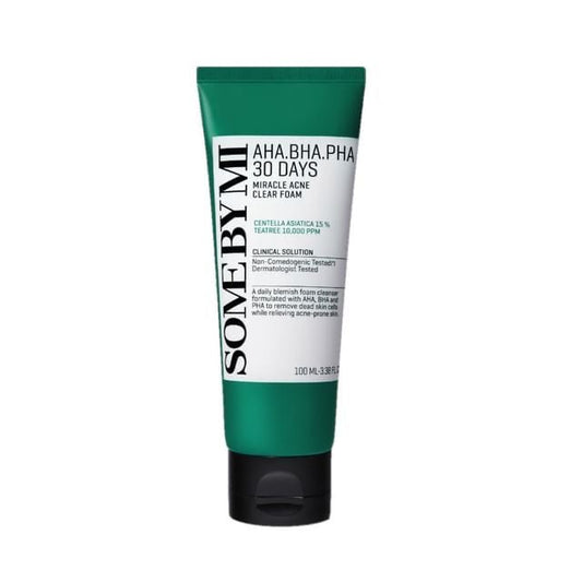 SOME BY MI AHA BHA PHA 30 Days Miracle Acne Clear Foam ( Clearance Sale ) - FaceValue