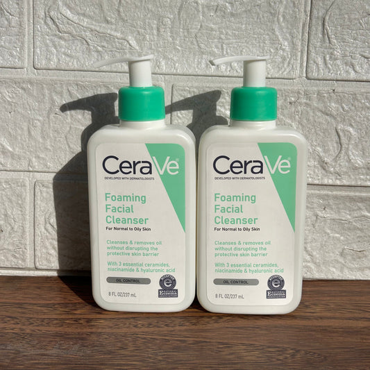 CeraVe Foaming facial  Cleanser-335 ml (Big Size) - FaceValue